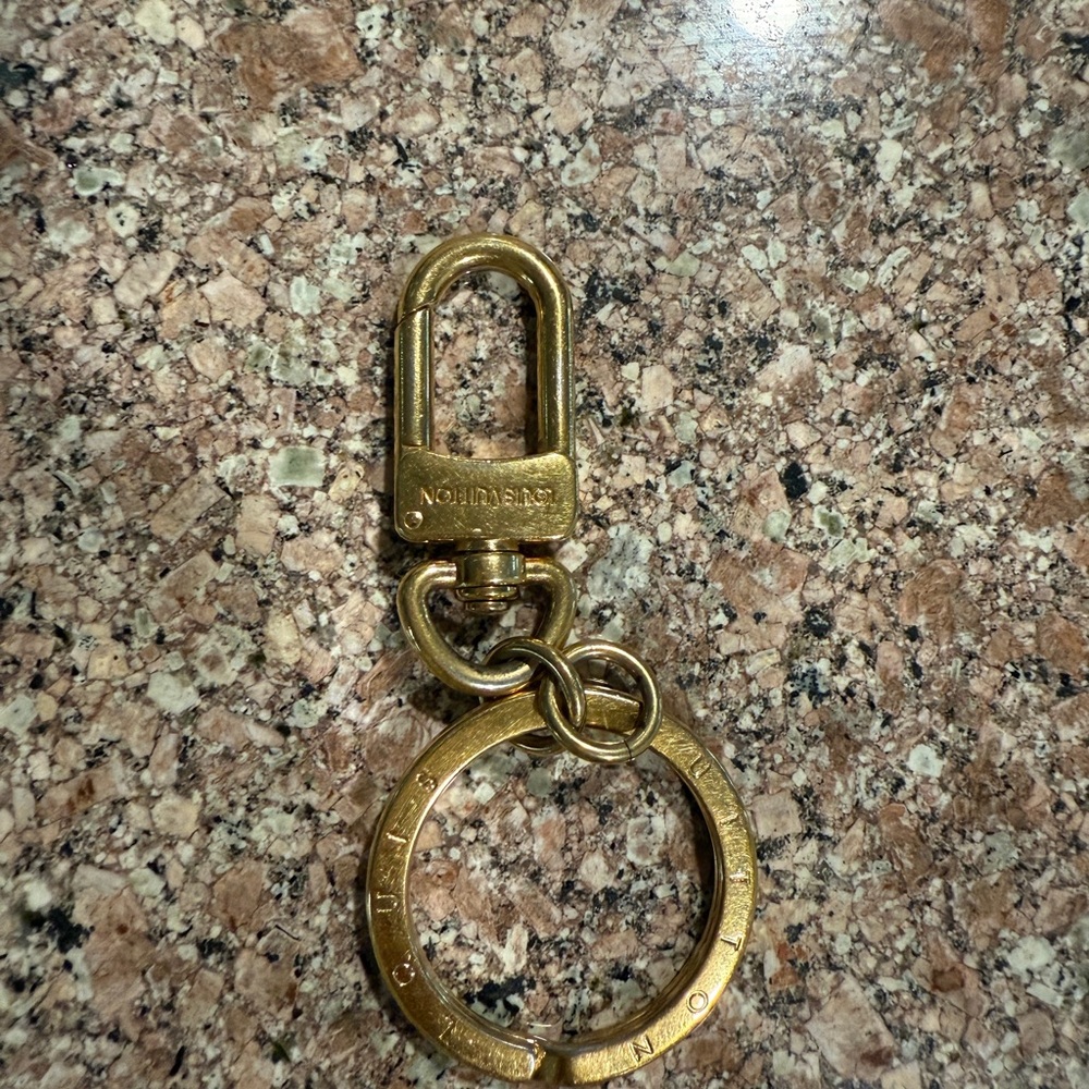 Louis Vuitton Gold Key & Card Holder with Swivel Clasp - Picture 2 of 5